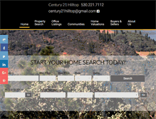 Tablet Screenshot of century21redding.com